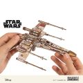 Ugears 3D wooden mechanical puzzle Star Wars Luke Skywalker X-Wing fighter